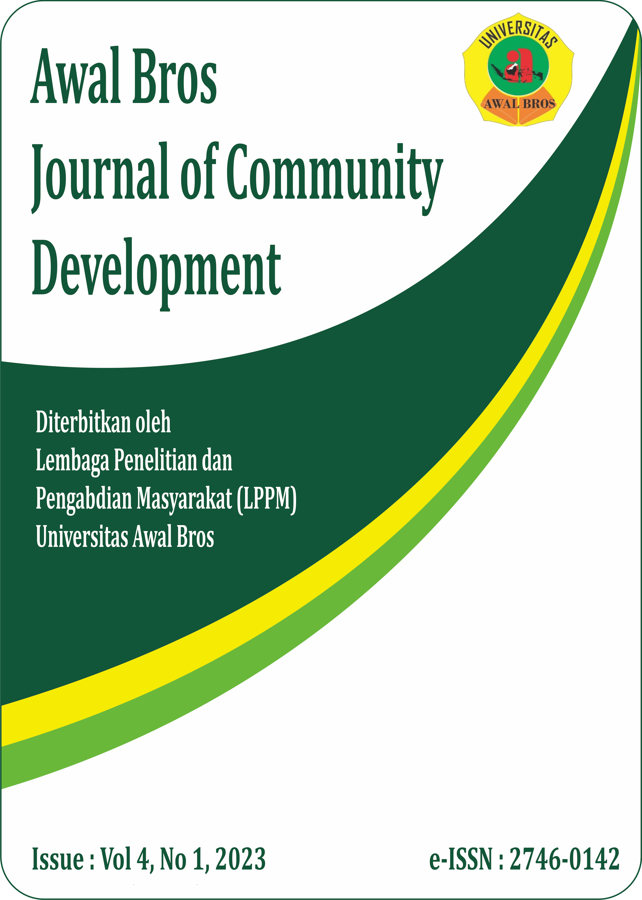 					Lihat Vol 4 No 1 (2023): Awal Bros Journal of Community Development
				